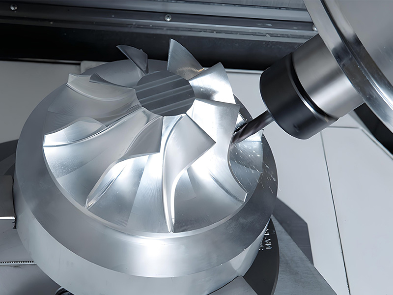 5-axis CNC complex industrial part